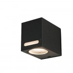 Светильник лестничный Nowodvorski Assos GU10 1x10W IP54 черный ( 9123 )