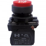 Выключатель кнопочный пластиковый FP5-AL4342 1NC STOP красный Промфактор ( FP5-AL4342 )