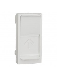 Центральна плата Schneider Unica NEW біла RJ45 1 мод