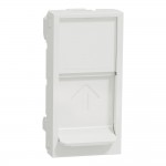Центральна плата Schneider Unica NEW біла RJ45Keystone/Systimax 1 мод ( NU946018 )