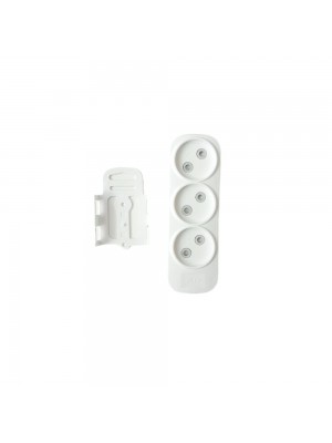 Колодка EL-BI 3-на без заземлення з шторками Myra