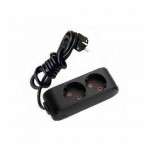 Подовжувач VIKO Multi-Let 2р 3м 2х0,75 без заземлення чорний ( 90132203 )