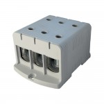 Клеммник на DIN-рейку FT1240F 3P,Cu:35-240 / Al:35-240 мм2, серый Промфактор ( FT1240F3 )