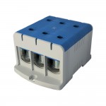 Клеммник на DIN-рейку FT1240N 3P, Cu:35-240 / Al:35-240 мм², синий Промфактор (FT1240N3)