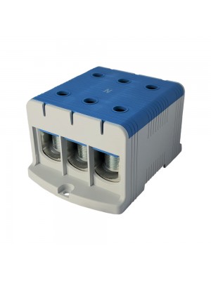 Клеммник на DIN-рейку FT1240N 3P,Cu:35-240 / Al:35-240 мм2, синий Промфактор