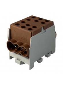 Клемний блок FJ-35/25.2BR 125A коричневий Промфактор