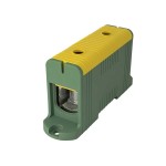 Клемник на DIN-рейку 1P 425А 1х35-240 мм2 жовто-зелений Промфактор ( FT1240G )