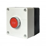 Пост одноместный Промфактор FP4-BOX1W4 с кнопкой "STOP" ( FP4-BOX1W4 )