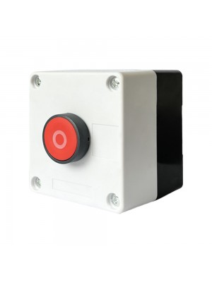 Пост одноместный Промфактор FP5-BOX1W2 с кнопкой "O" (Стоп)
