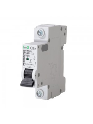 Автоматический выключатель Промфактор FB1-63 CITY 1P C40
