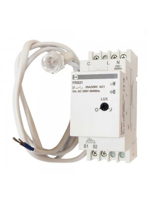 Реле сумеречное 1x25А AC220В FRS21 + датчик Промфактор
