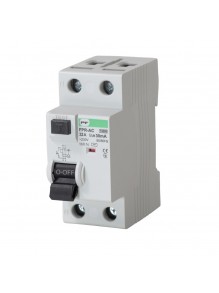 Реле захисного відключення FPR-AC 32А/0,03A 2P АС 10kA Промфактор