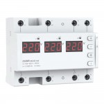 Реле напруги ZUBR 3ф D6-63 red