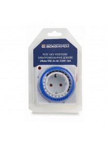 Розетка з таймером Аско URate STD-24 AC 230V 16A електромеанічне добове