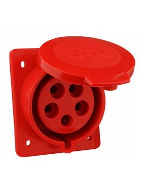 Розетка трехфазная врезная АСКО ГВ 32А/5