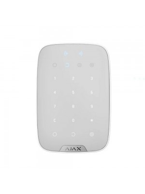 Клавіатура Ajax KeyPad Plus біла