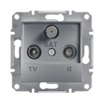 Розетка Schneider Asfora сталь телевизионная TV-R-SAT конечная ( EPH3500162 ) Розетка Schneider Asfora сталь телевизионная TV-R-SAT конечная ( EPH3500162 )