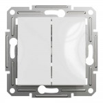 Вимикач Schneider Asfora білий 2кл ( EPH0370121 )