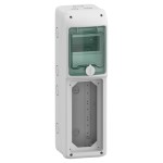 Бокс пластиковий Schneider Mureva для розетки на 5 модулів + 1 отворів для розеток IP65 ( 13185 )