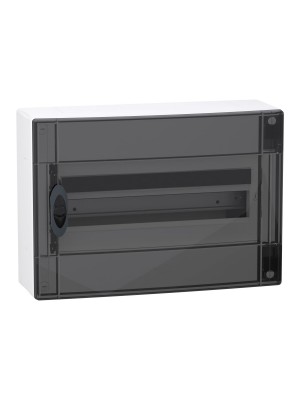 Бокс пластиковий Schneider PrismaSeT XS на 18 модулів накладний димчасті двері IP40