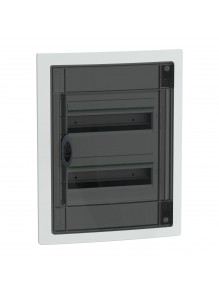 Бокс пластиковий Schneider PrismaSeT XS на 2x13 модулів врізний димчасті двері IP40