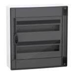 Бокс пластиковий Schneider PrismaSeT XS на 2x18 модулів накладний димчасті двері IP40 ( LVSXR218 )
