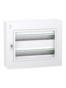 Бокс пластиковий Schneider PrismaSeT XS на 2x24 модулів накладний прозорі двері IP40