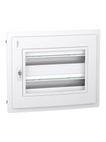 Бокс пластиковий Schneider PrismaSeT XS на 2x24 модулів врізний прозорі двері IP40