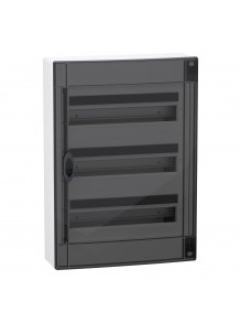 Бокс пластиковий Schneider PrismaSeT XS на 3x18 модулів накладний димчасті двері IP40
