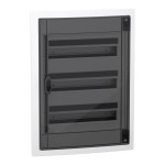 Бокс пластиковый Schneider PrismaSeT XS на 3x18 модулей врезной дымчатые двери IP40 ( LVSXP318 )