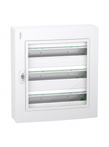 Бокс пластиковий Schneider PrismaSeT XS на 3x24 модулів накладний прозорі двері IP40