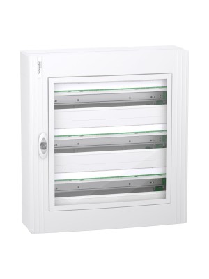 Бокс пластиковий Schneider PrismaSeT XS на 3x24 модулів накладний прозорі двері IP40
