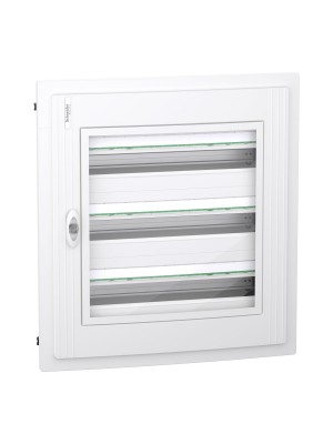 Бокс пластиковий Schneider PrismaSeT XS на 3x24 модулів врізний прозорі двері IP40