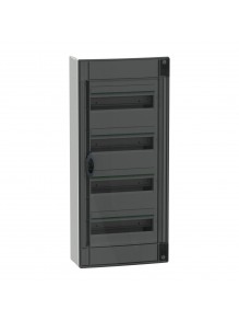 Бокс пластиковий Schneider PrismaSeT XS на 4x13 модулів накладний димчасті двері IP40