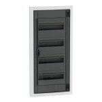 Бокс пластиковый Schneider PrismaSeT XS на 4x13 модулей врезной дымчатые двери IP40 ( LVSXP413 )