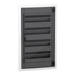 Бокс пластиковый Schneider PrismaSeT XS на 4x18 модулей врезной дымчатые двери IP40 ( LVSXP418 )