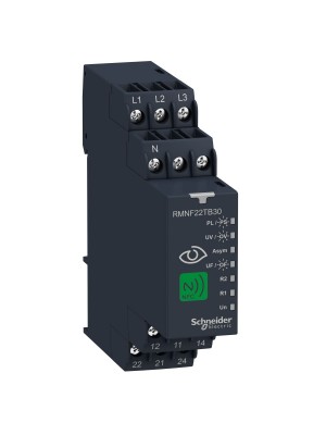 Реле контролю напруги Schneider 3ф 2 NO 8A 250 В