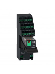 Реле проміжне Schneider RXM 2CO AC 230В 10A + цоколь пружин