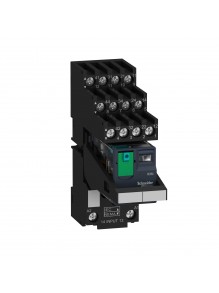 Реле проміжне Schneider RXM 4CO DC LED 24В 5A 