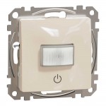 Датчик руху з вимикачем Schneider Sedna Design бежевий 10А ( SDD112504 )
