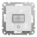 Датчик руху з вимикачем Schneider Sedna Design білий 10А ( SDD111504 )