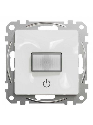 Датчик руху з вимикачем Schneider Sedna Design білий 10А