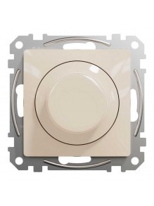 Димер Schneider Sedna Design бежевий LED поворотний RC 3-370Вт