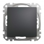 Кнопка на 2 напрямки Schneider Sedna Design чорна ( SDD114116 )