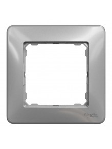 Рамка Schneider Sedna Design алюміній 1-на