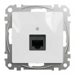 Розетка Schneider Sedna Design біла 1-на RJ-45 5e без рамки ( SDD111451 )