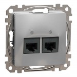 Розетка Schneider Sedna Design алюміній комп'ютерна RJ45 Саt. 5e UTP 2-на ( SDD113452 ) Розетка Schneider Sedna Design алюміній комп'ютерна RJ45 Саt. 5e UTP 2-на ( SDD113452 )