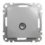 Розетка Schneider Sedna Design алюминий TV  конечная ( SDD113471 )