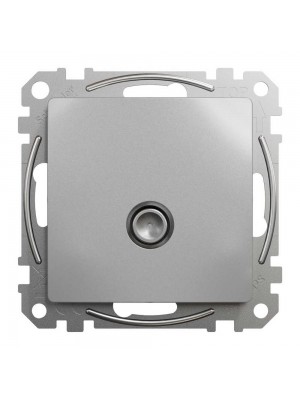 Розетка Schneider Sedna Design алюминий TV конечная