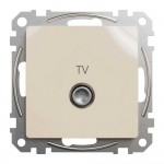 Розетка Schneider Sedna Design бежевая TV конечная ( SDD112471 )